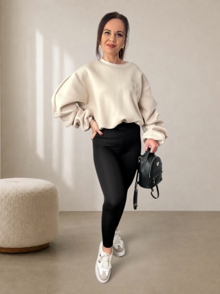 Bawełniana bluza REMY beżowa