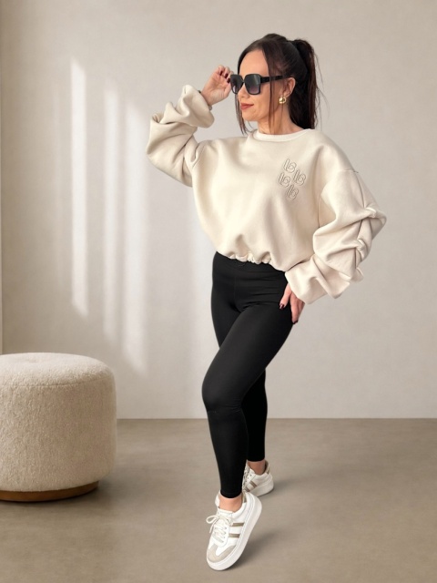 Bawełniana bluza REMY beżowa